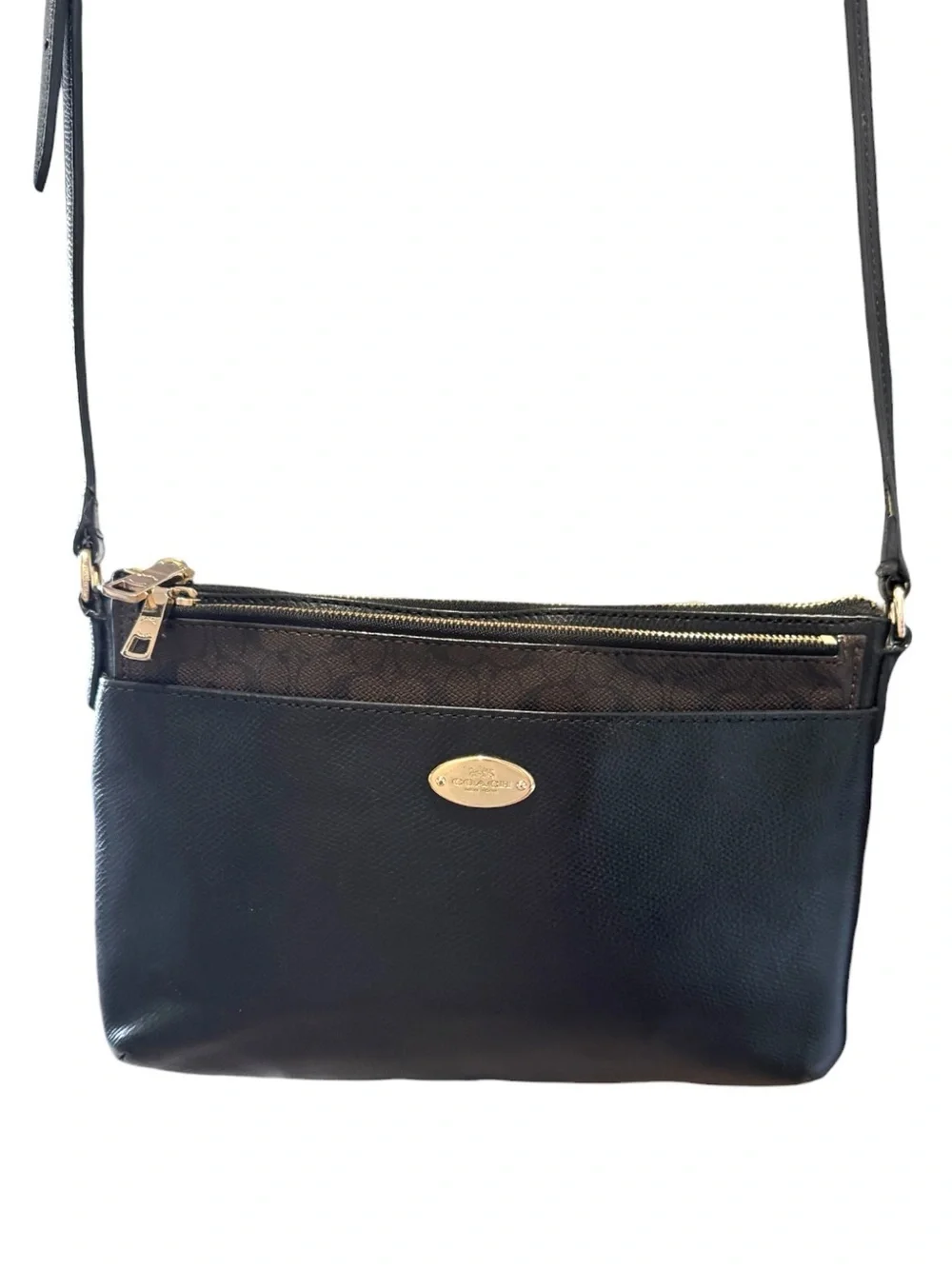 Coach East/West Pop Crossbody Black F52881